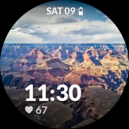 Photo Digital watch face screenshot 4