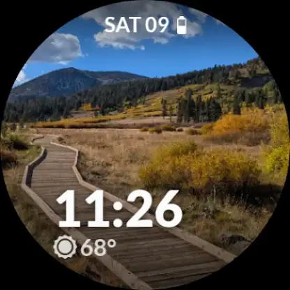Photo Digital watch face screenshot 2