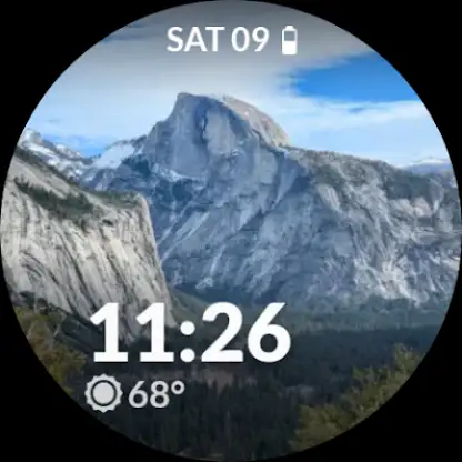 Photo Digital watch face screenshot 1