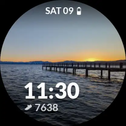 Photo Digital watch face screenshot 3