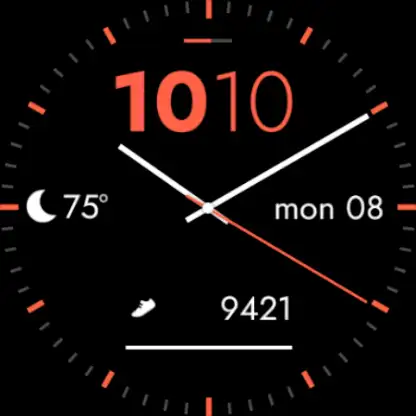 Stats Hybrid watch face screenshot 2