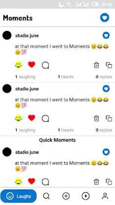 Moments – Smile & Fun screenshot 2