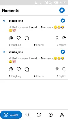 Moments – Smile & Fun screenshot 1