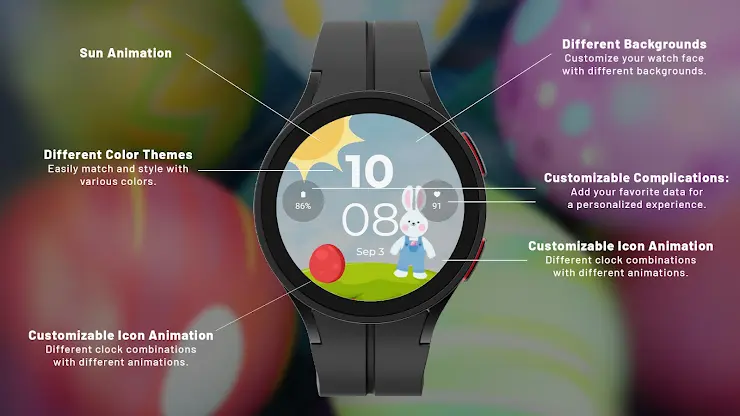 Easter Watch Faces screenshot 6