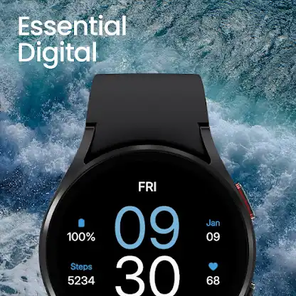 Essential Digital Watch Face screenshot 1
