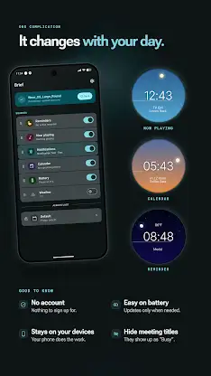 Brief: Wear OS Complications screenshot 5