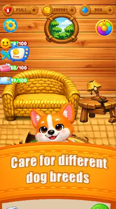 Match3 Candice and Doggies screenshot 1