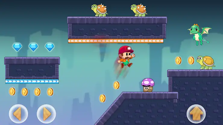 Super Madino Run:Jump Bros screenshot 5