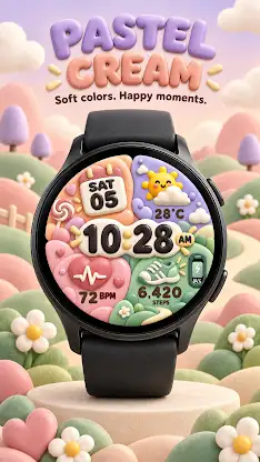 Clayday: Cute 3D Watch Face screenshot 3