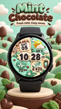 Clayday: Cute 3D Watch Face screenshot 2