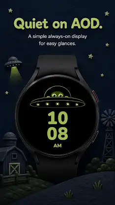 Moonapped: 3D UFO Watch Face screenshot 3