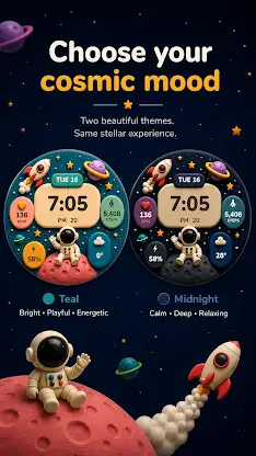 Stardough: 3D Space Watch Face screenshot 2