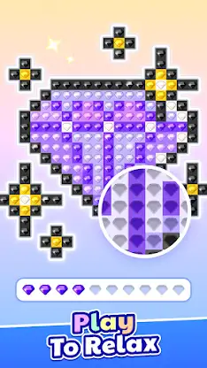 Diamond Sort Puzzle: Relax Art screenshot 2