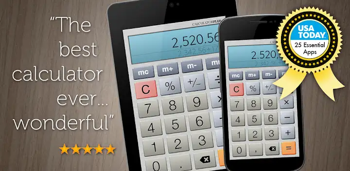Calculator Plus — Android app banner