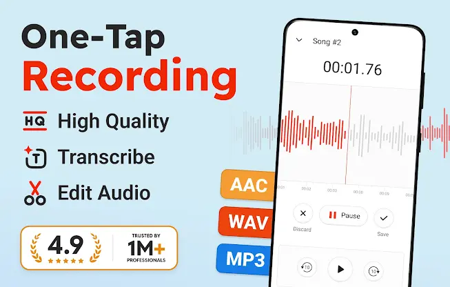 Voice Recorder: Record Audio screenshot 1