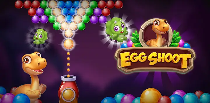Dinosaur Egg Shoot — Android game banner