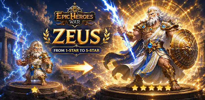 Epic Hero Wars - God RPG — Android game banner