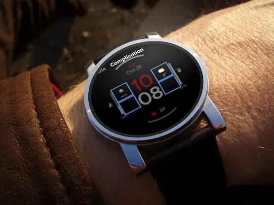 Pixel Clean Watch Face screenshot 3
