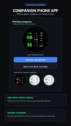 Pixel Days Watch Face screenshot 4