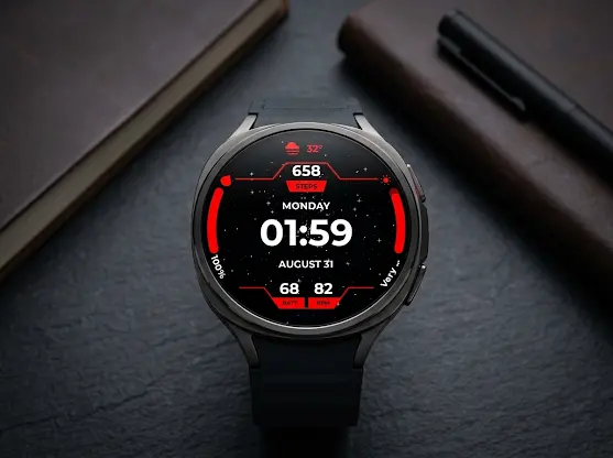 Pixel Stars Watch Face screenshot 1