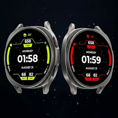 Pixel Stars Watch Face screenshot 4
