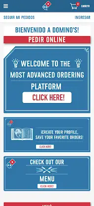 Domino's Pizza Uruguay screenshot 1