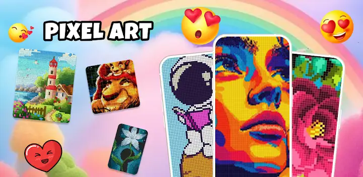 Pixel Art - Color by Number — Android app banner