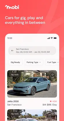 Mobi: Car Rental Marketplace screenshot 1