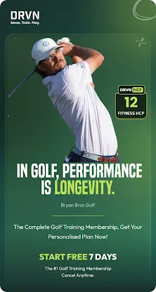 DRVN: Golf Fitness & Workouts screenshot 1