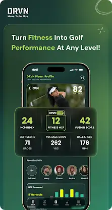 DRVN: Golf Fitness & Workouts screenshot 2