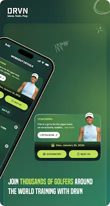 DRVN: Golf Fitness & Workouts screenshot 5