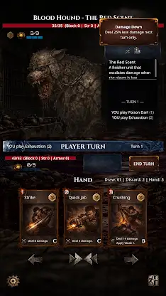 Deadhand Protocol: Card RPG screenshot 4