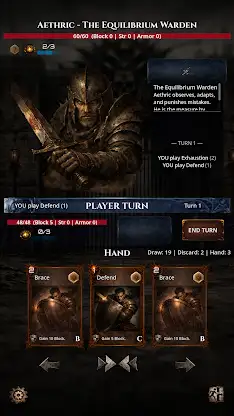 Deadhand Protocol: Card RPG screenshot 2