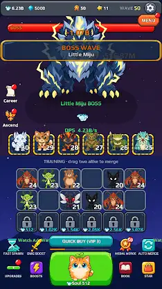 EvoCat: Idle Merge Battle screenshot 4