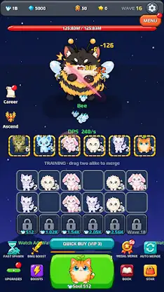 EvoCat: Idle Merge Battle screenshot 8