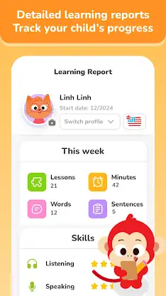 Monkey Junior-English for kids screenshot 8