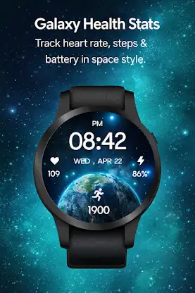 Earth & Space Watch Face screenshot 2