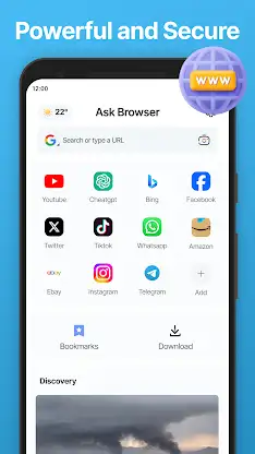 Ask Browser-Smarter & Private screenshot 1