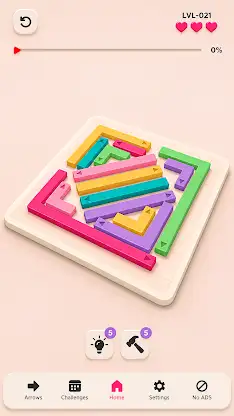 Easy Tap: 3D Arrow Puzzle Game screenshot 2