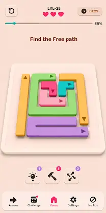 Easy Tap: 3D Arrow Puzzle Game screenshot 1