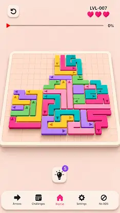 Easy Tap: 3D Arrow Puzzle Game screenshot 3