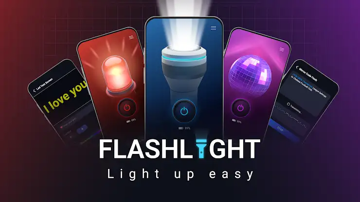 Flashlight App - LumiTorch screenshot 1