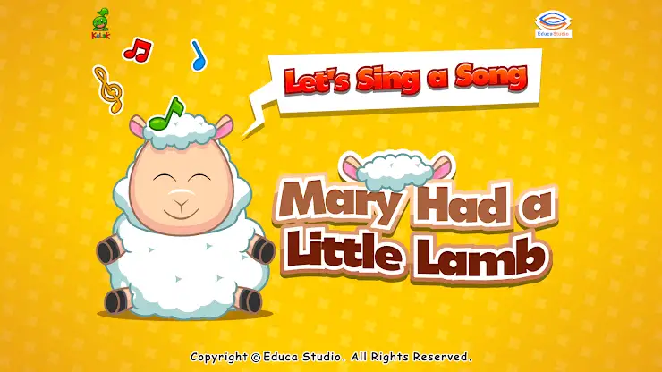 Kids Song : Mary Had A Lamb screenshot 2