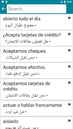 Arabic - Spanish screenshot 4