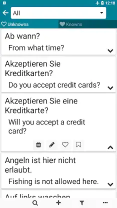 German - English screenshot 4