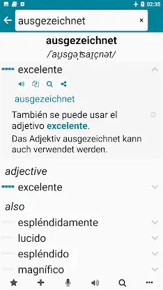 Spanish - German screenshot 2