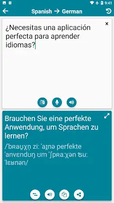 Spanish - German screenshot 1
