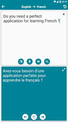 French - English screenshot 3