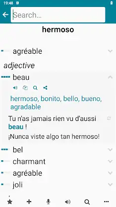 French - Spanish screenshot 2