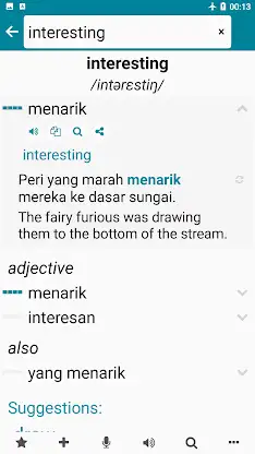 Indonesian - English screenshot 2